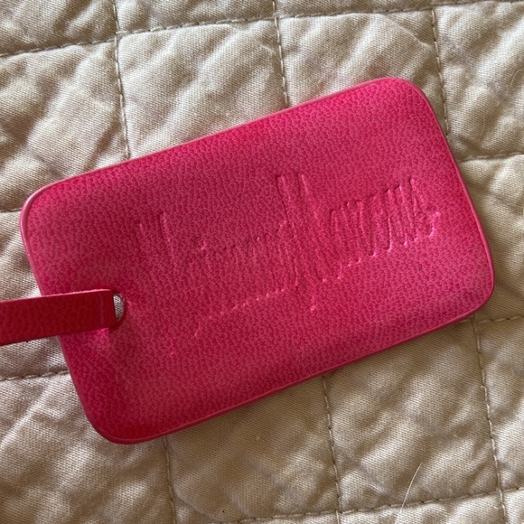 Bubble Gum Faux Patent Leather Neiman Marcus Tote - Picture 2 of 5